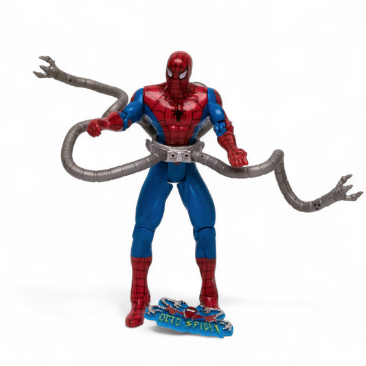 Toy Biz 1995 Marvel OCTO - SPIDEY Spider - Man Animated Series Action Figure Pre - Owned Picture 1
