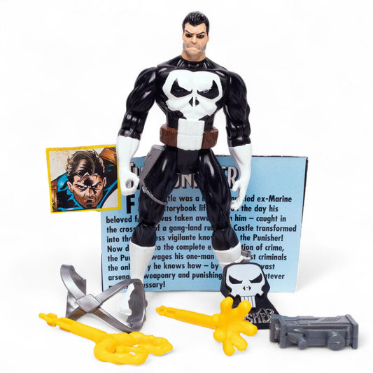 Toy Biz 1995 Marvel PUNISHER Spider - Man Animated Series Action Figure Pre - Owned Picture 1