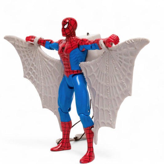 Toy Biz 1995 Marvel WEB GLIDER Spider - Man Animated Series Action Figure Pre - Owned Picture 3