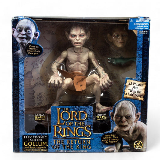 TOY BIZ ELECTRONIC TALKING GOLLUM LORD OF THE RINGS - RETURN OF THE KING SEALED - DT Collectable Toys