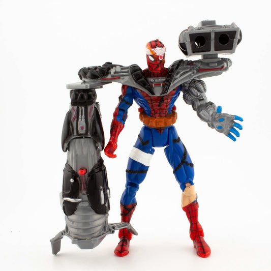 Toy Biz Spider - Man The Spider Wars CYBORG SPIDER - MAN 1997 Marvel Vintage Figure