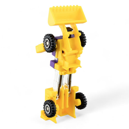 Transformers G2 Combiners Scrapper from Devastator (Yellow) 1993 Hasbro Vintage - DT Collectable Toys