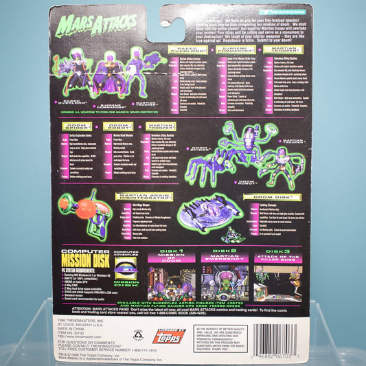 TRENDMASTERS 1996 MARS ATTACKS DOOM ROBOT MOC - DT Collectable Toys