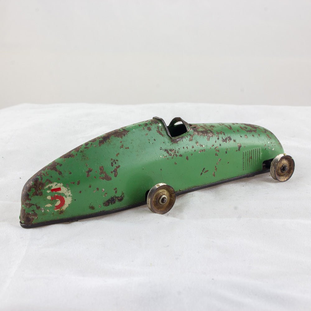 Triang Minic No. 13M Racing Car, Pre War Tinplate & Clockwork Boxed Working