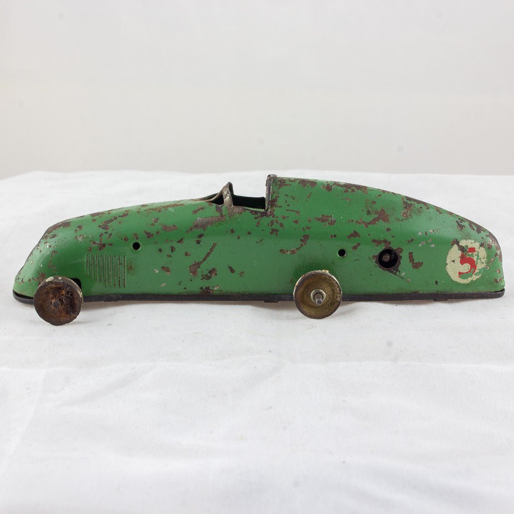 Triang Minic No. 13M Racing Car, Pre War Tinplate & Clockwork Boxed Working