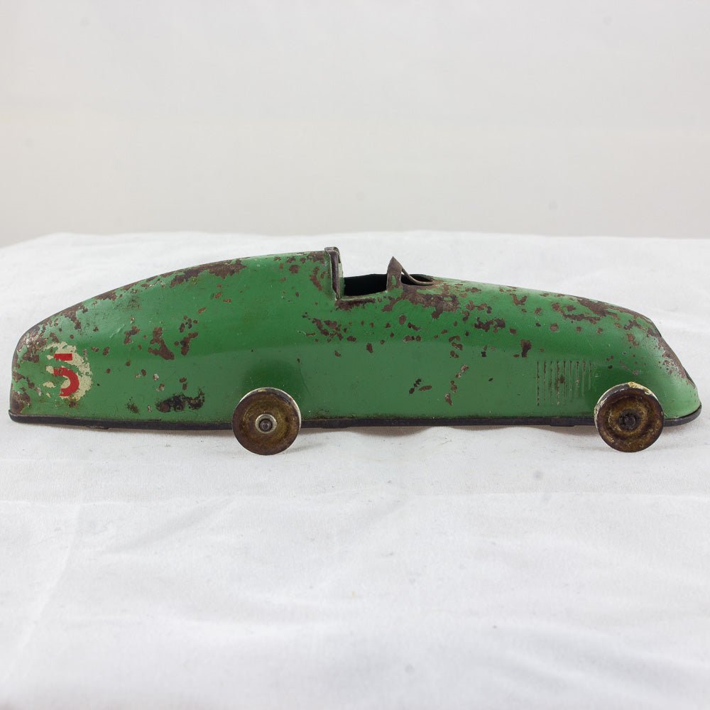 Triang Minic No. 13M Racing Car, Pre War Tinplate & Clockwork Boxed Working