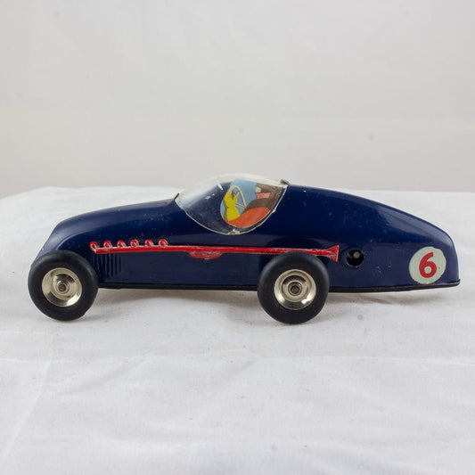 Triang Minic No. 13M Racing Car, Tinplate & Clockwork Excellent Boxed Working
