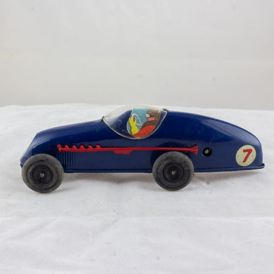 Triang Minic No. 13M Racing Car, Tinplate & Clockwork Excellent Working Model