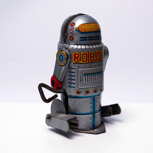 Vintage 1966 Noguchi Robot - 7 Excellent Original 1960's Japan Made Tinplate Toy
