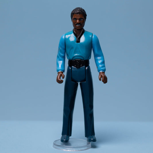 Vintage 1980 LANDO CALRISSIAN Teeth Kenner Star Wars Hong Kong Action Figure Exc. - DT Collectable Toys