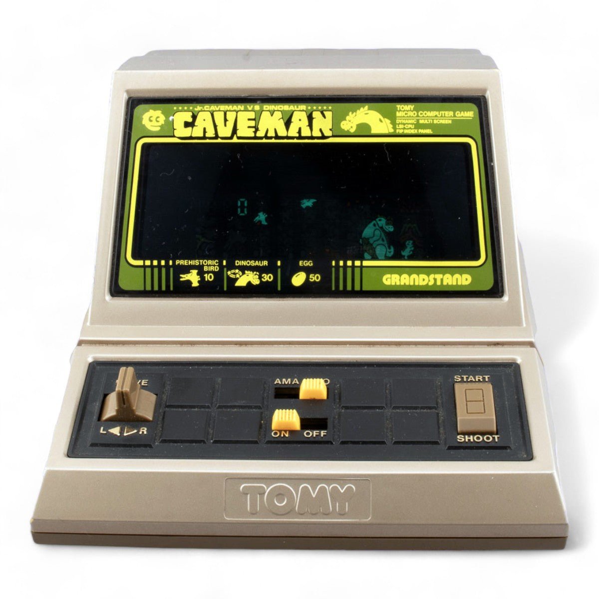 Vintage 1982 Tomy Caveman Electronic Game Grandstand, Excellent Working Condition Electronic Game Picture 1