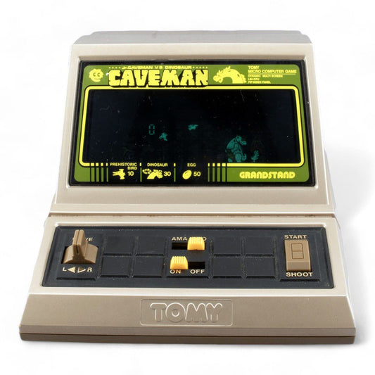 Vintage 1982 Tomy Caveman Electronic Game Grandstand, Excellent Working Condition