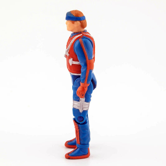 Vintage 1985 Kenner M.A.S.K. DUSTY HAYES with Backlash Mask Rare Action Figure - DT Collectable Toys