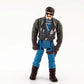 Vintage 1985 Kenner M.A.S.K. SLY RAX with Stiletto Mask Rare Action Figure - DT Collectable Toys