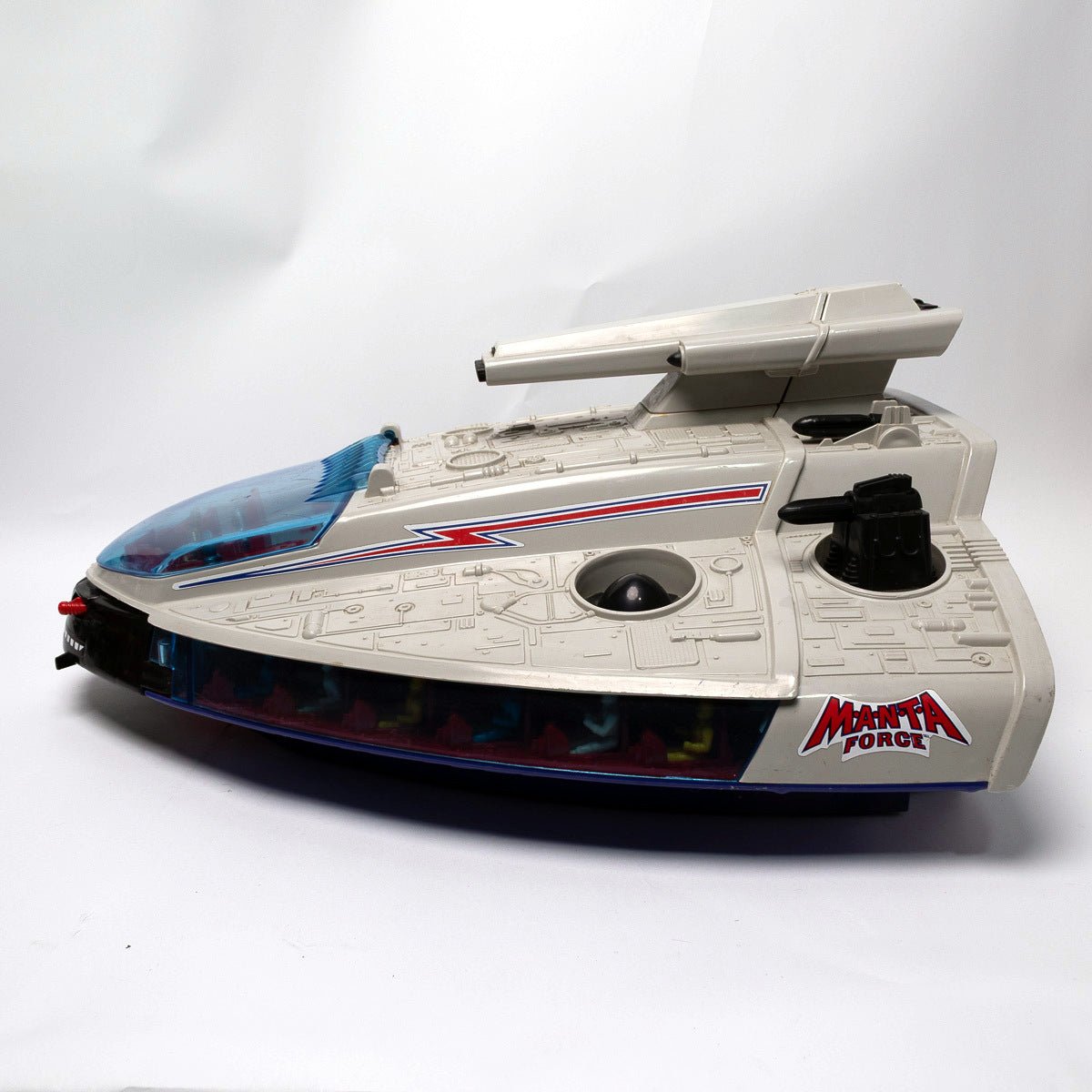 Vintage 1987 Bluebird Toys Manta Force Command Ship Play Set Complete Excellent Action Figure Playset Picture 2