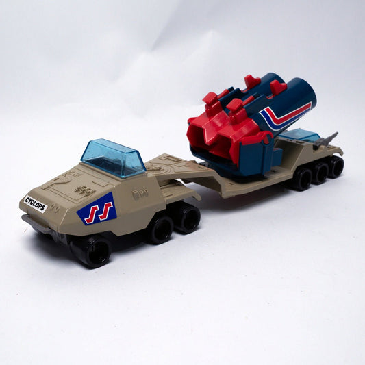 Vintage 1987 Bluebird Toys Manta Force Cyclops Ground Assault Vehicle Excellent
