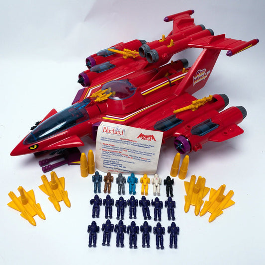 Vintage 1987 Bluebird Toys Manta Force Red Venom Play Set Complete Excellent