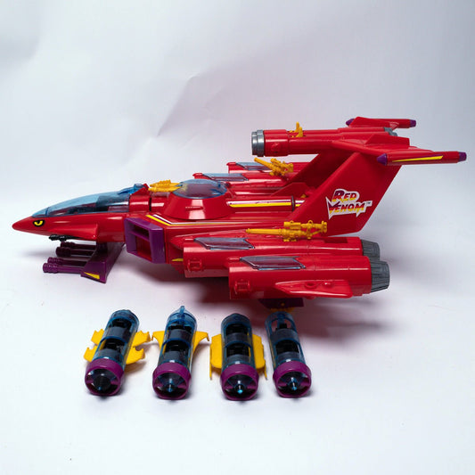 Vintage 1987 Bluebird Toys Manta Force Red Venom Play Set Complete Excellent