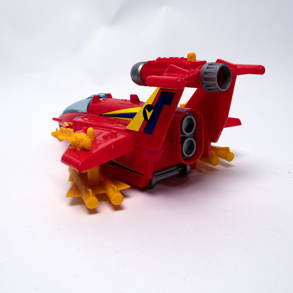Vintage 1987 Bluebird Toys Manta Force Red Viper Play Set N/Complete Excellent Action Figure Playset Picture 2