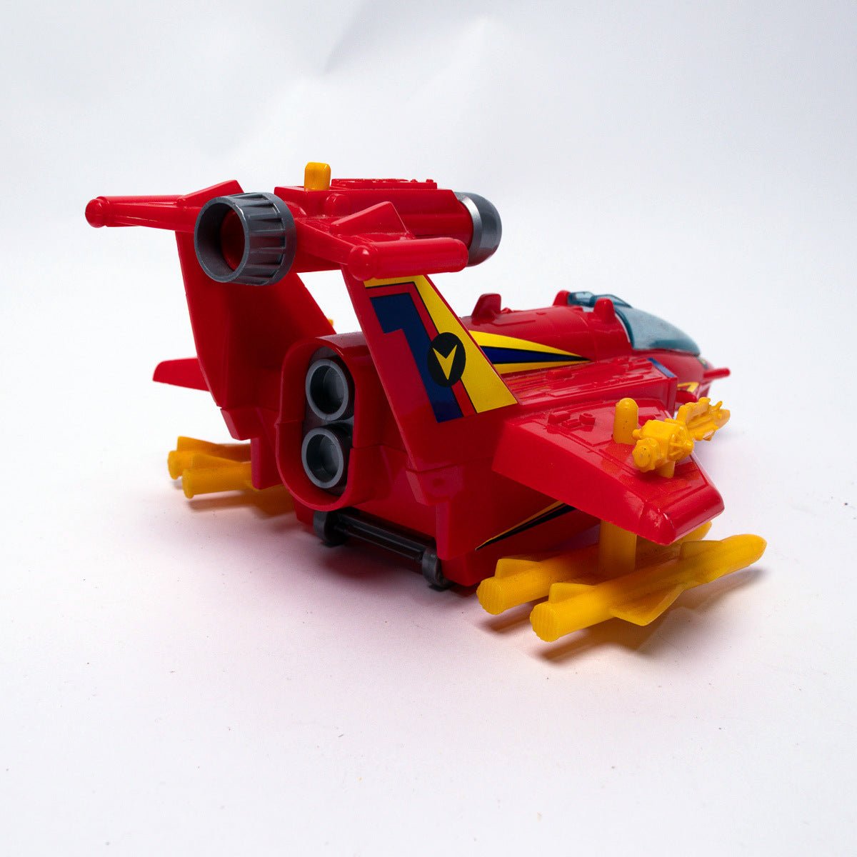 Vintage 1987 Bluebird Toys Manta Force Red Viper Play Set N/Complete Excellent Action Figure Playset Picture 3
