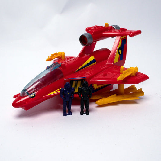 Vintage 1987 Bluebird Toys Manta Force Red Viper Play Set N/Complete Excellent