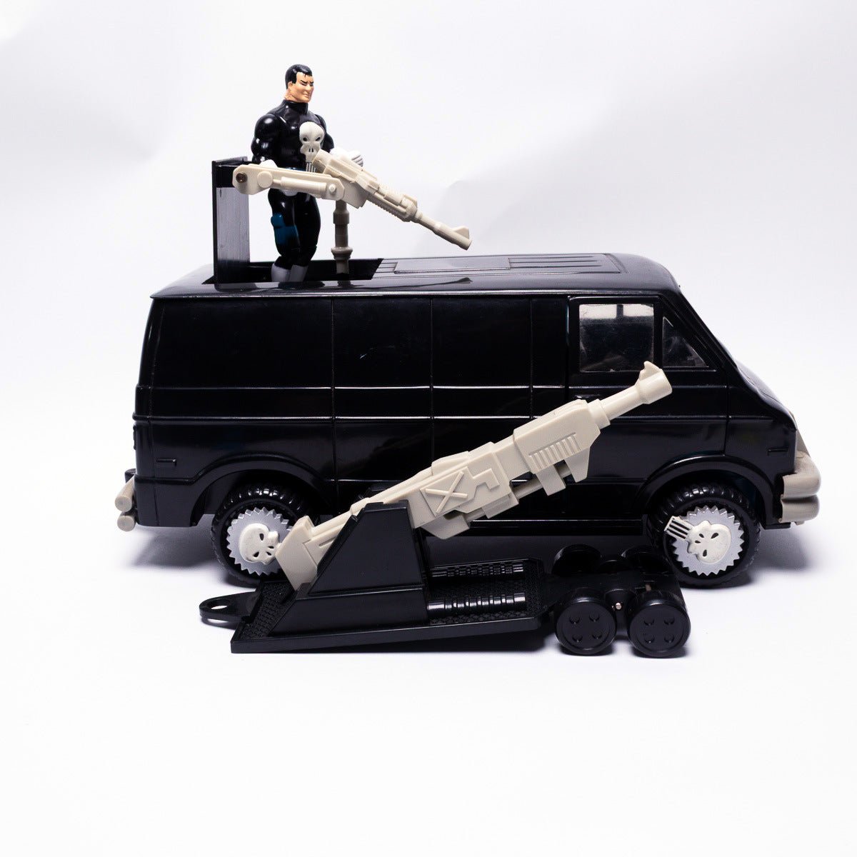 Vintage 1991 Toy Biz Punisher Van Marvel Superheroes Excellent Boxed w/Figure Action Figure Vehicle Picture 7