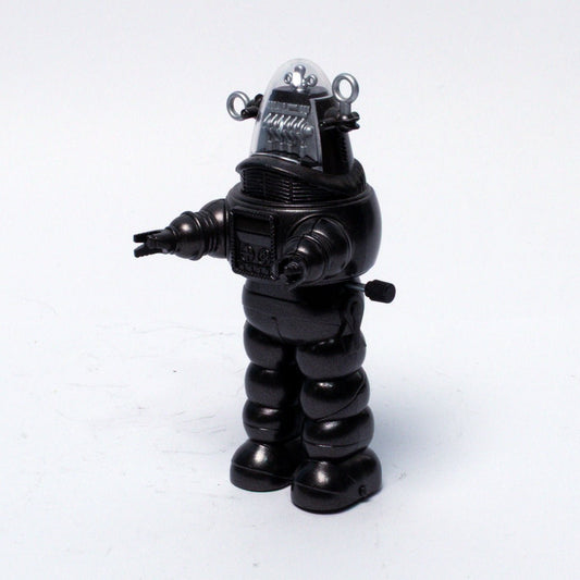 Vintage 1997 Masudaya Mini Forbidden Planet Robby The Robot Clockwork Tin Toy Replica Mint & Boxed