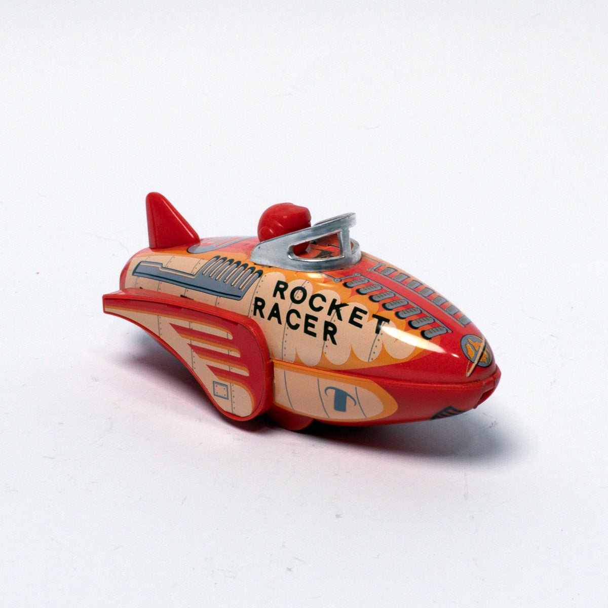 Vintage 1997 Masudaya Mini Rocket Racer Friction Tin Toy Replica Mint & Boxed Robots & Space Toys Picture 5