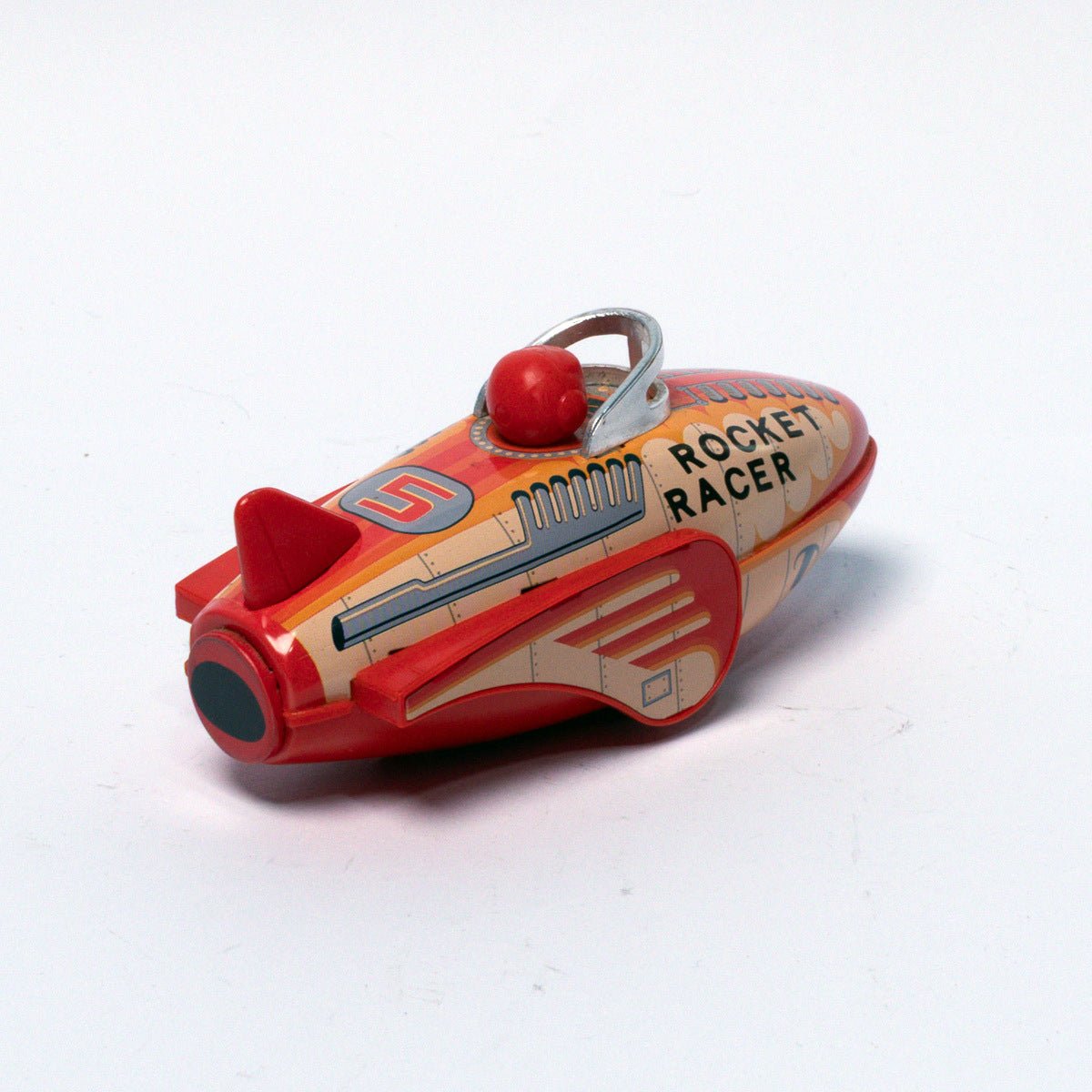 Vintage 1997 Masudaya Mini Rocket Racer Friction Tin Toy Replica Mint & Boxed Robots & Space Toys Picture 4