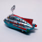 Vintage 1997 Masudaya Mini Sonicon Rocket Tin Toy Replica Mint & Boxed