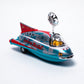 Vintage 1997 Masudaya Mini Sonicon Rocket Tin Toy Replica Mint & Boxed