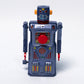 Vintage 1997 Masudaya Mini Target Robot Clockwork Tin Toy Replica Mint & Boxed