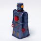 Vintage 1997 Masudaya Mini Target Robot Clockwork Tin Toy Replica Mint & Boxed