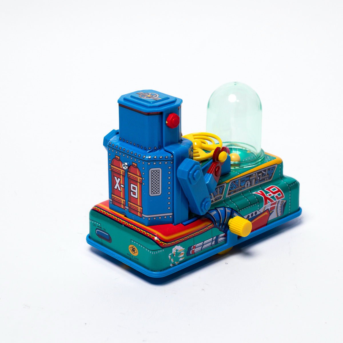 Vintage 1997 Masudaya Mini X - 9 Space Robot Car Tin Toy Replica Mint & Boxed Robots & Space Toys Picture 4