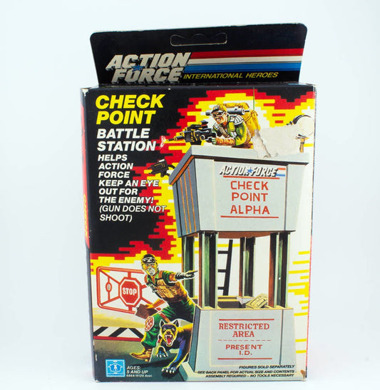Vintage Action Force GI Joe CHECKPOINT BATTLE STATION Hasbro Boxed Sealed Bag - DT Collectable Toys