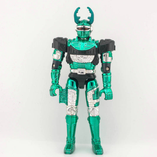 Vintage Bandai Green Hunter Beetleborg 1996 Excellent Action Figure - DT Collectable Toys