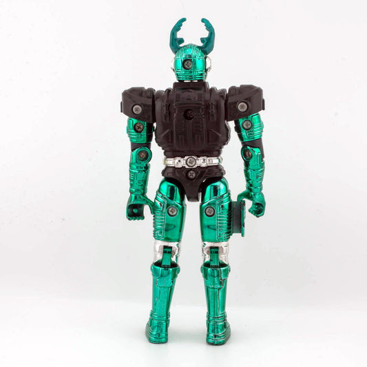 Vintage Bandai Green Hunter Beetleborg 1996 Excellent Action Figure - DT Collectable Toys