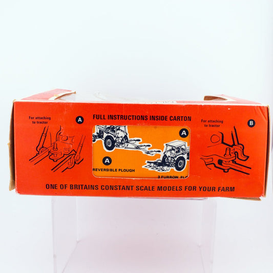 Vintage Britains 9546 Ploughs Set, 1:32 Scale, Farm Implemenmt Mint & Boxed