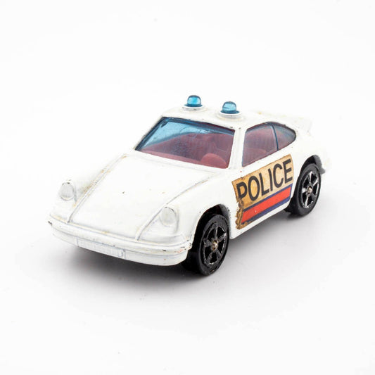 Vintage Corgi Juniors #37 PORSCHE CARRERA Police Red Interior Ex. Diecast Model - DT Collectable Toys
