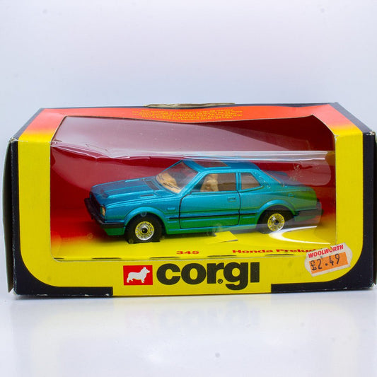 Vintage Corgi Toys 345 Honda Prelude, Mint in an Excellent Box 1982