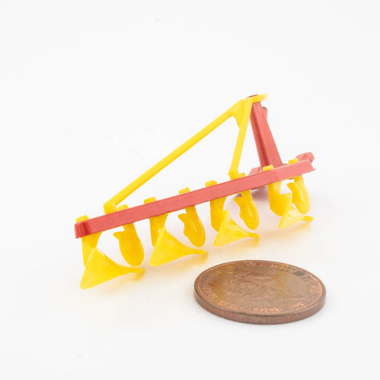 Vintage Corgi Toys 56 FOUR FURROW PLOUGH, Mint In Box with Instruction Sheet - DT Collectable Toys