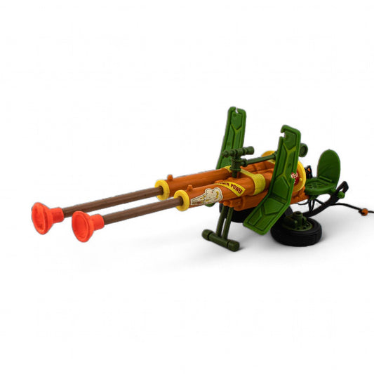 Vintage Double Barreled Plunger Gun 1989 Playmates Teenage Mutant Ninja Turtles - DT Collectable Toys