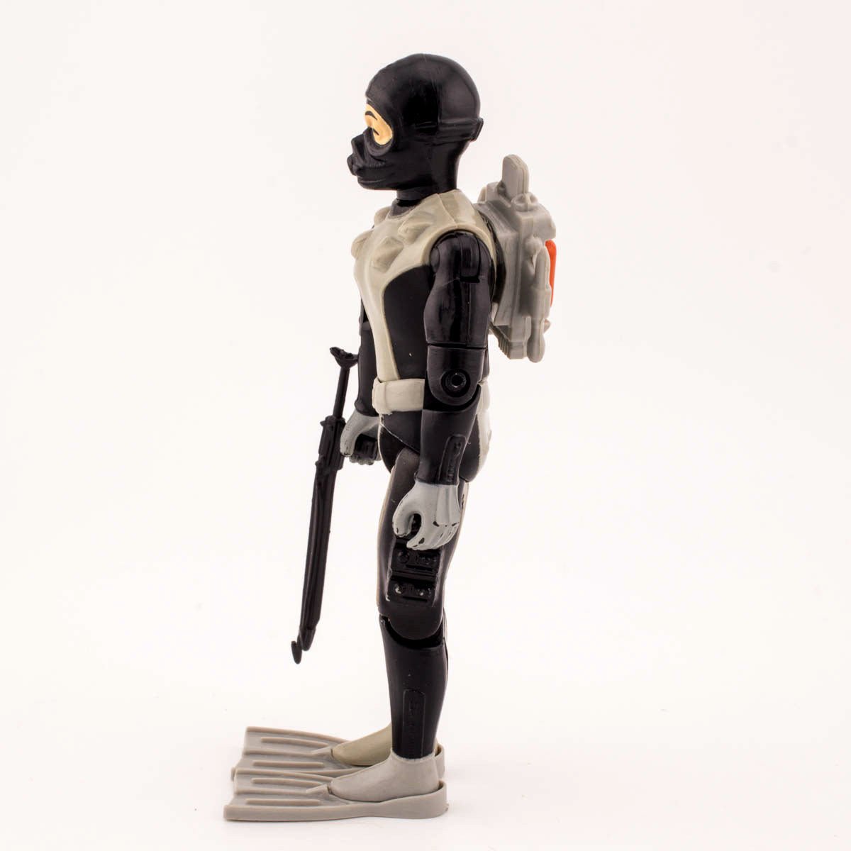 Vintage Hasbro Action Force GI Joe TORPEDO 1985 Rare Complete Action Figure - DT Collectable Toys