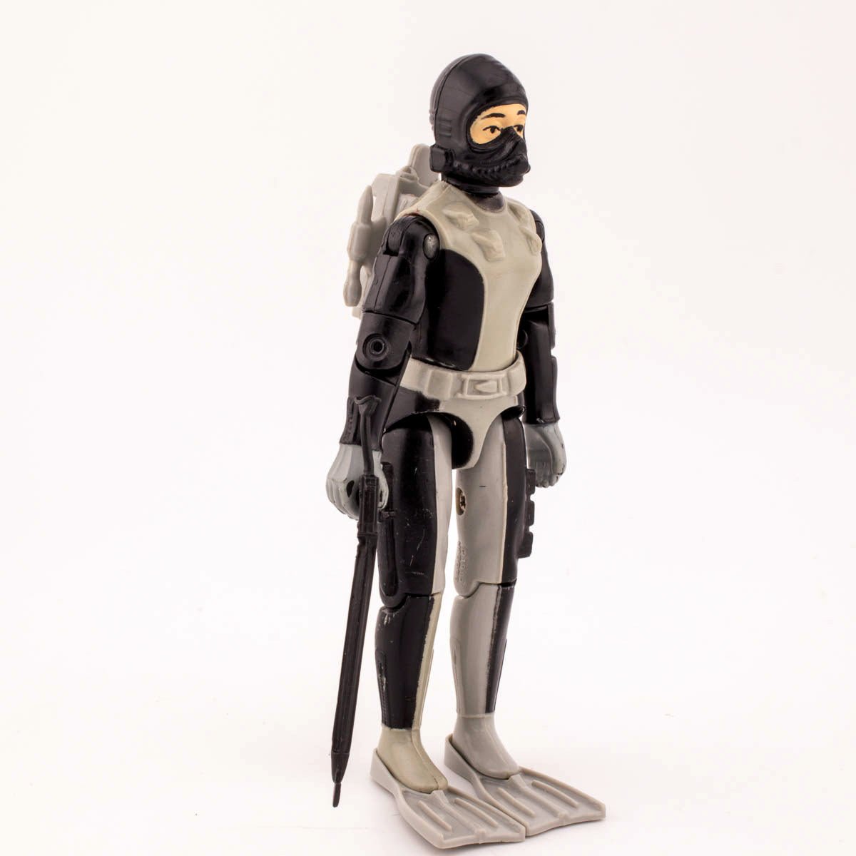Vintage Hasbro Action Force GI Joe TORPEDO 1985 Rare Complete Action Figure - DT Collectable Toys