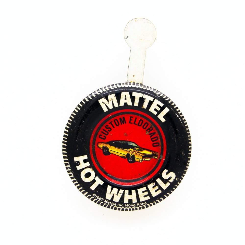 Vintage Hot Wheels Redline Tinplate Button Badge All Very Good or Better Picture 9