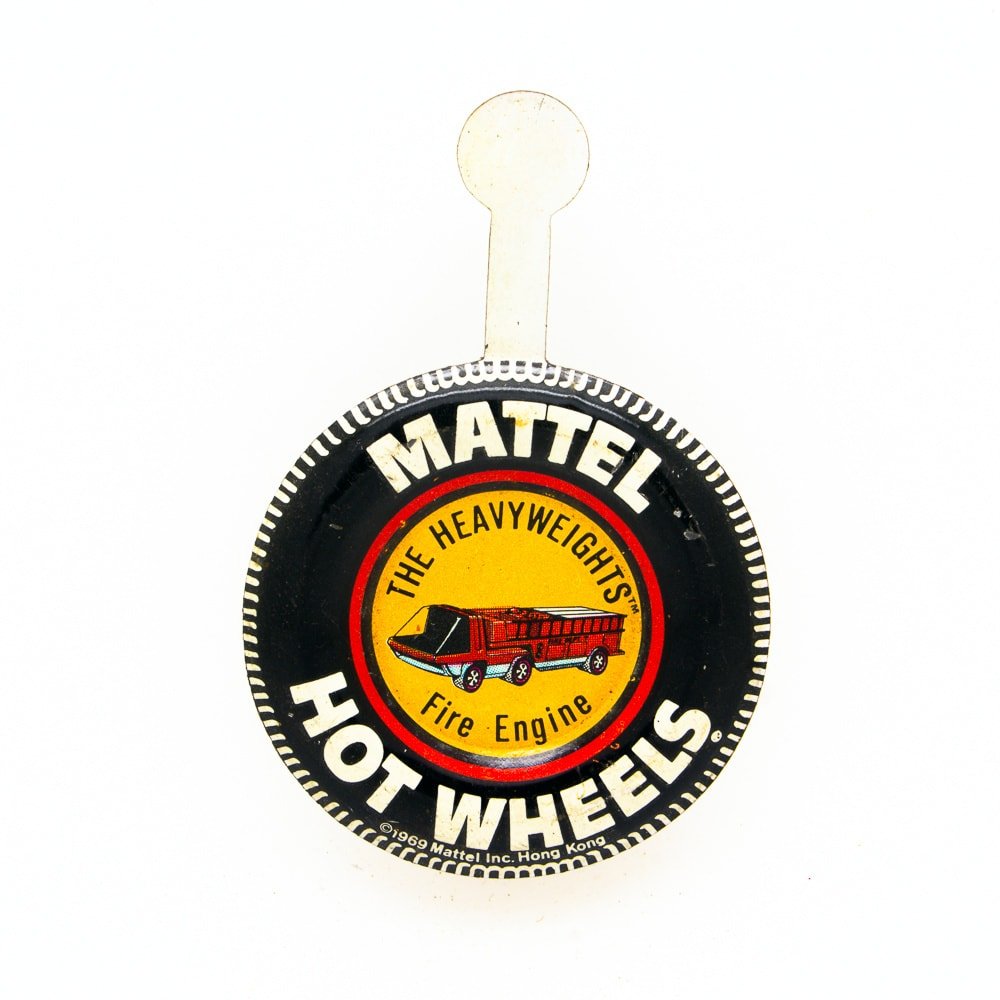 Vintage Hot Wheels Redline Tinplate Button Badge All Very Good or Better Picture 2
