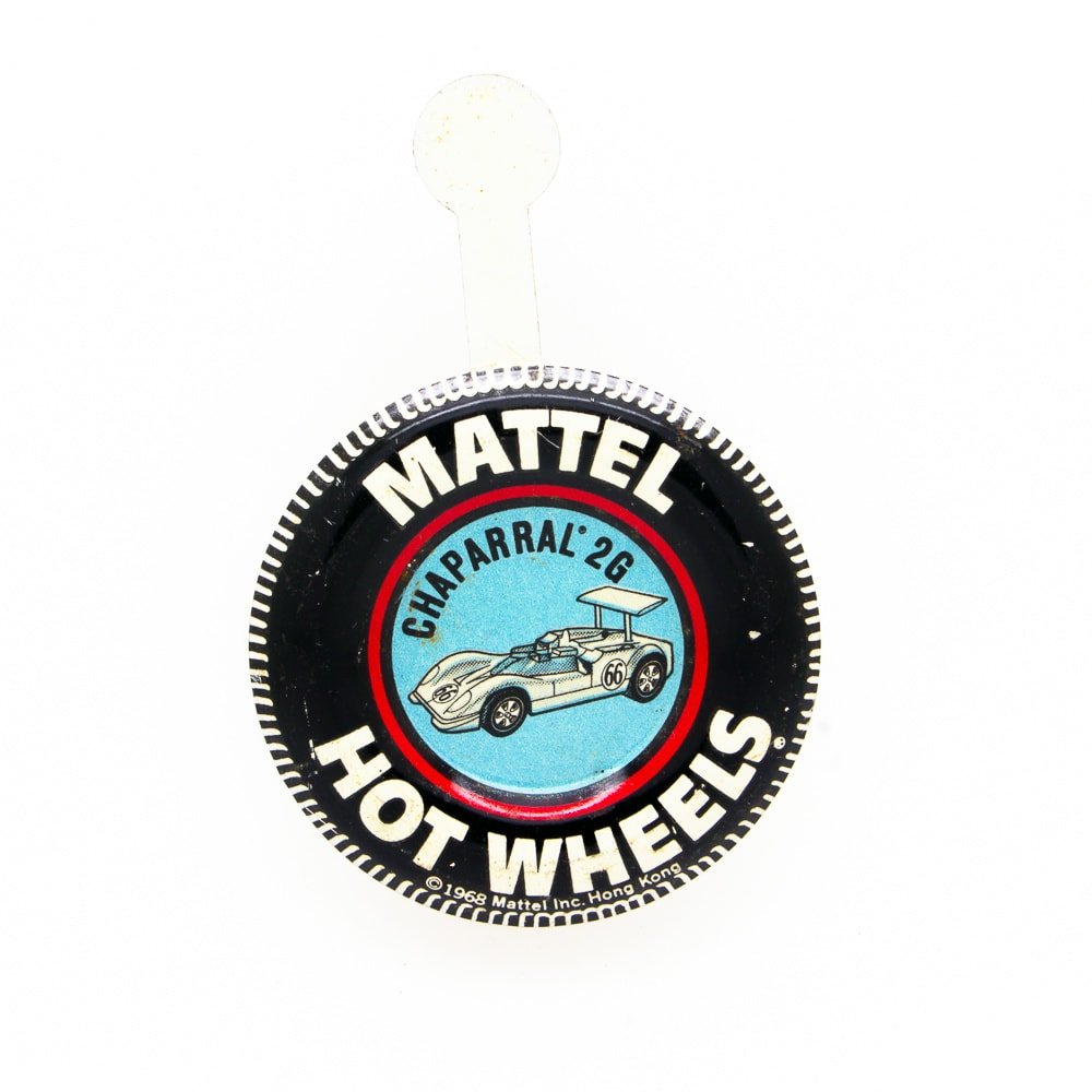 Vintage Hot Wheels Redline Tinplate Button Badge All Very Good or Better Picture 5
