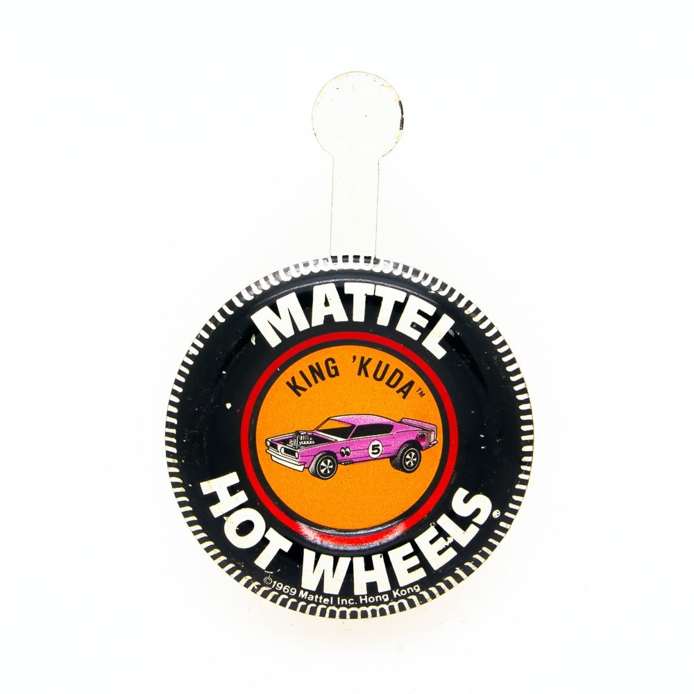 Vintage Hot Wheels Redline Tinplate Button Badge All Very Good or Better Picture 19
