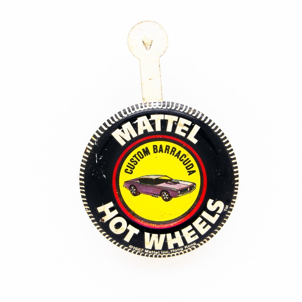 Vintage Hot Wheels Redline Tinplate Button Badge All Very Good or Better Picture 7
