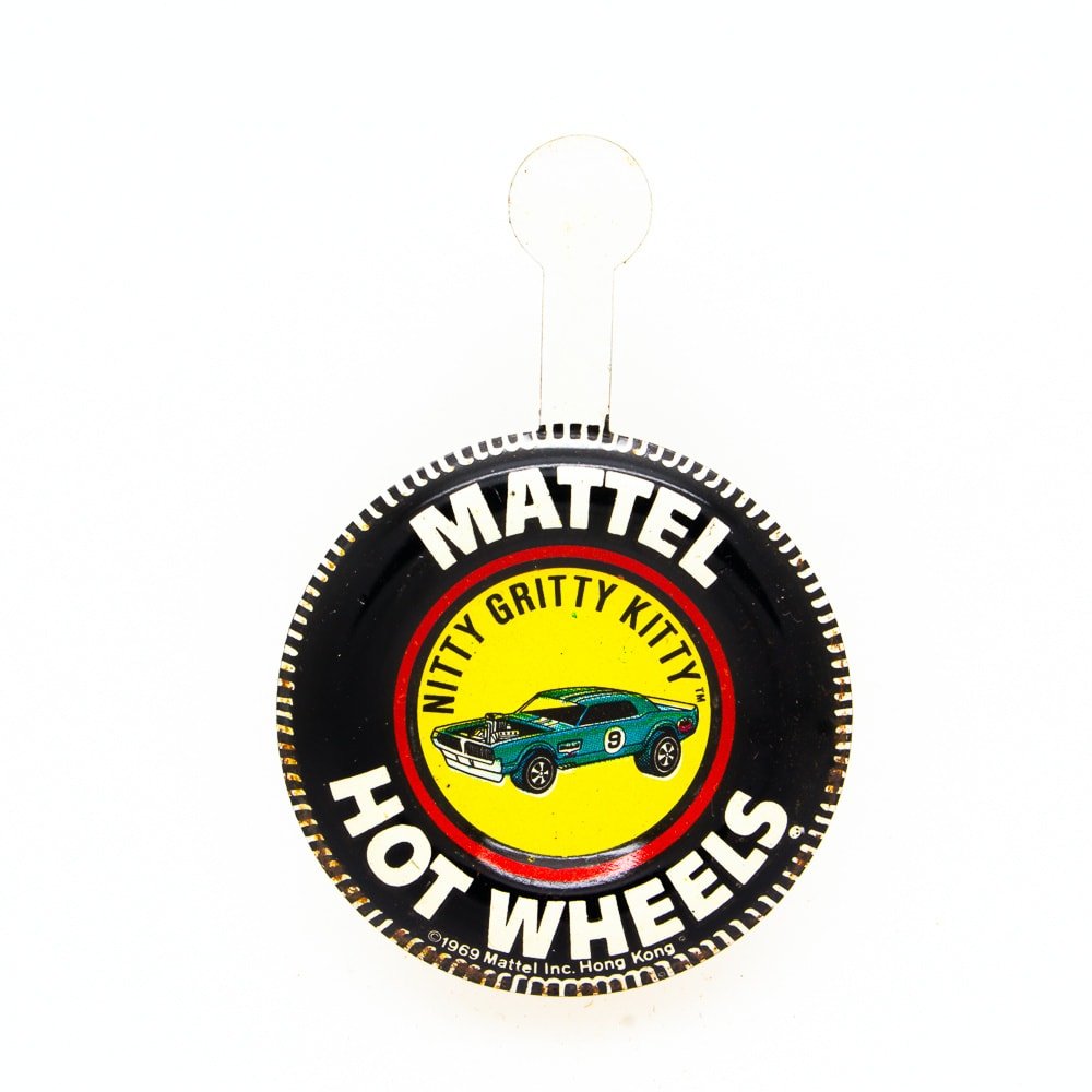 Vintage Hot Wheels Redline Tinplate Button Badge All Very Good or Better Picture 25